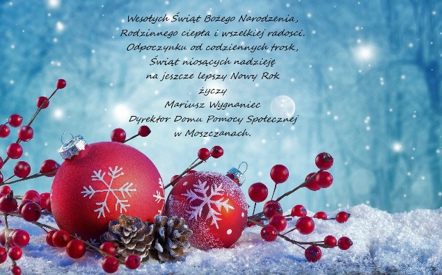 News - Życzenia z okazji Świąt Bożego Narodzenia